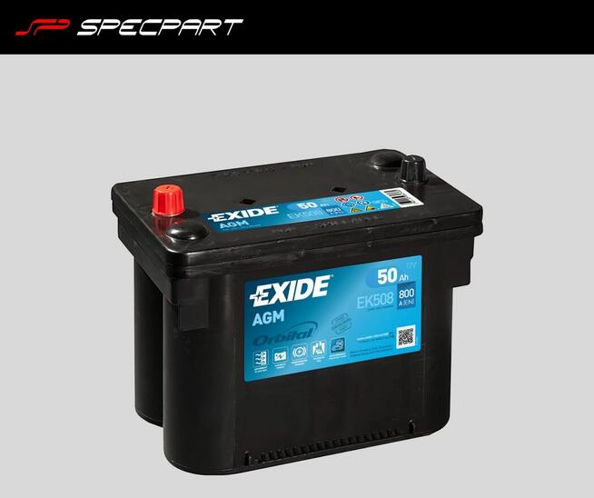 Akumulator Exide Orbital AGM START&STOP EK508 50Ah 800A