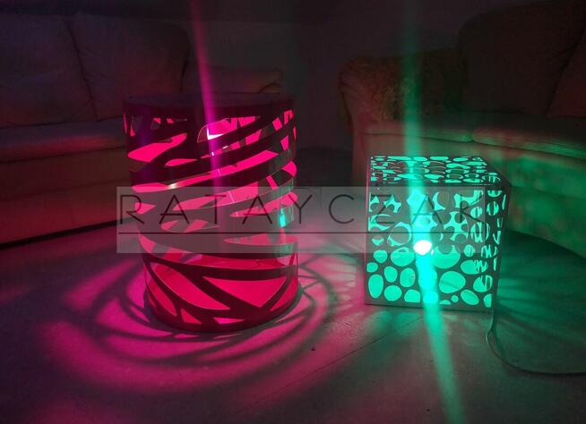 LAMPY OGRODOWE ZE STALI CORTEN