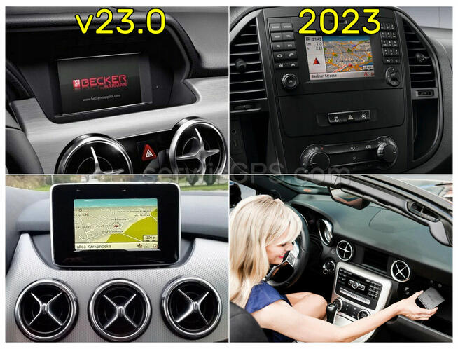 Mapa Mercedes Becker Map Pilot Europa 2023 v23.0 na e-mail