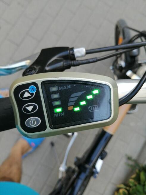 Rower elektryczny składak..