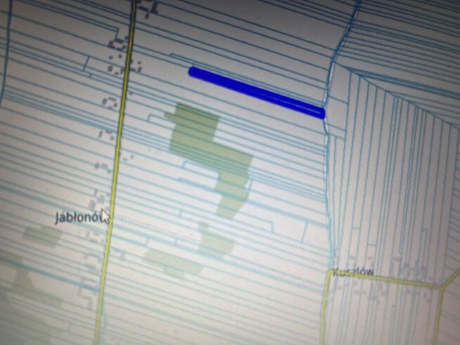 Działka rola 0,77 ha w Jabłonowie gm. Policzna.