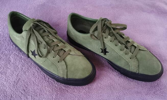 CONVERSE Sneakers Rozm.44,5 Skóra Naturalna Zamsz JAK NOWE