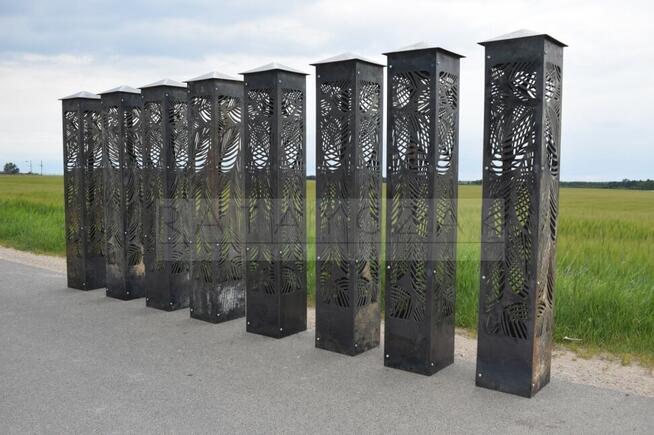 LAMPY OGRODOWE ZE STLI CORTEN