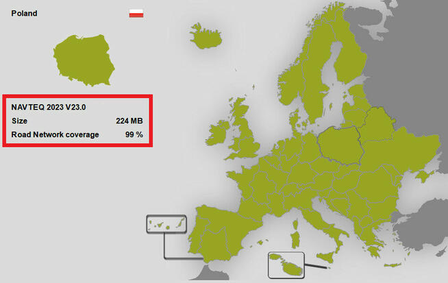 Mapa Mercedes Becker Map Pilot Europa 2023 v23.0 na e-mail