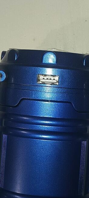 Lampa kempingowa. Latarka Solarna Ładowarka Płomień