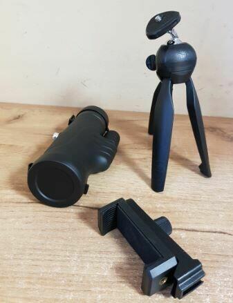 Monokular HD 10x42 teleskop wodoodporny statyw. Okazja