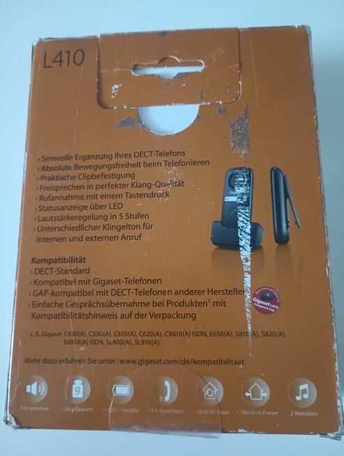 Gigaset Siemens - L410 - zest głośnomówiący klips DECT GAP