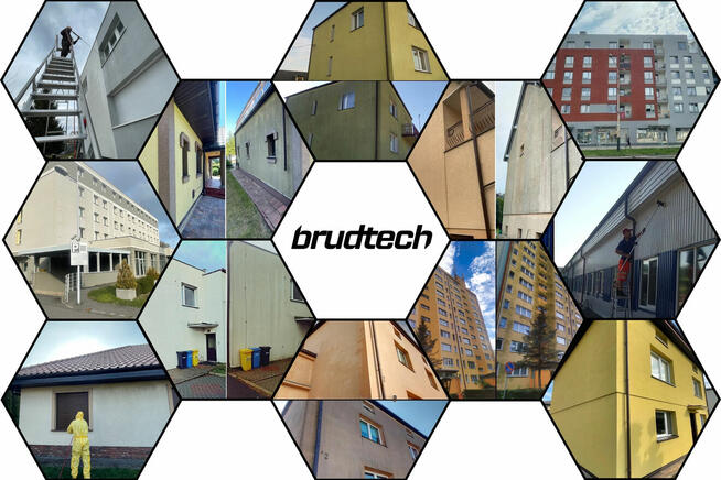 Czyszczenie dachów, kostki, elewacji
