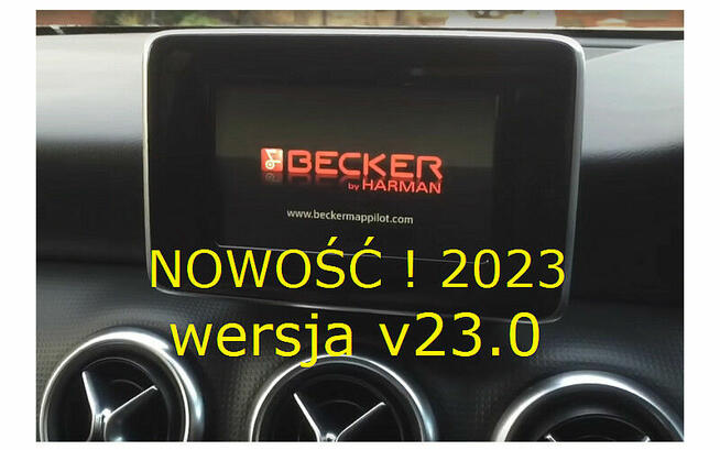 Mapa Mercedes Becker Map Pilot Europa 2023 v23.0 na e-mail