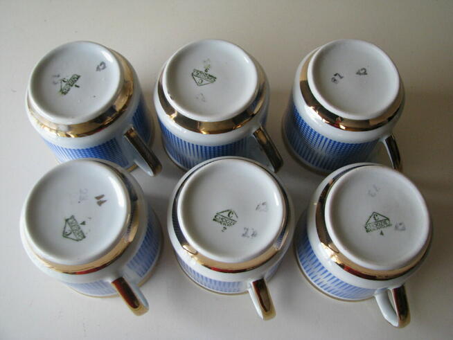 Serwis do kawy, herbaty, Roman – porcelana Chodzież lata 60