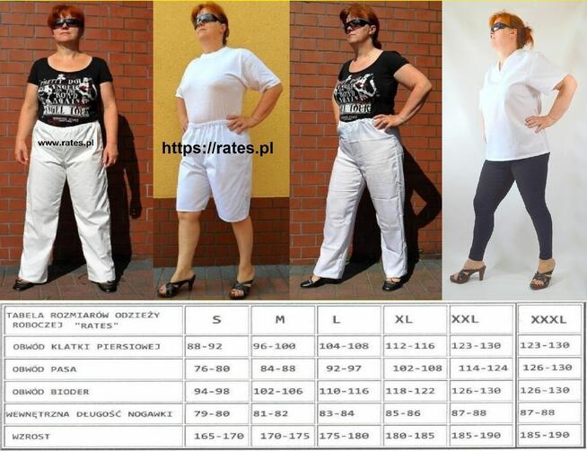 SPODNIE PIEKARSKIE PRODUCENT RATES.pl