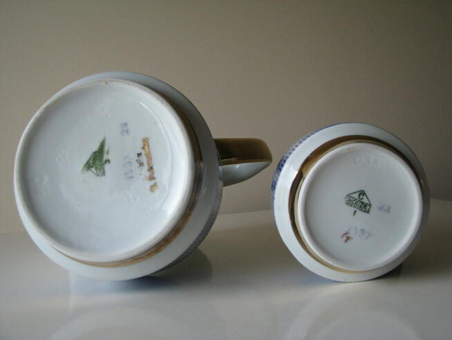 Serwis do kawy, herbaty, Roman – porcelana Chodzież lata 60