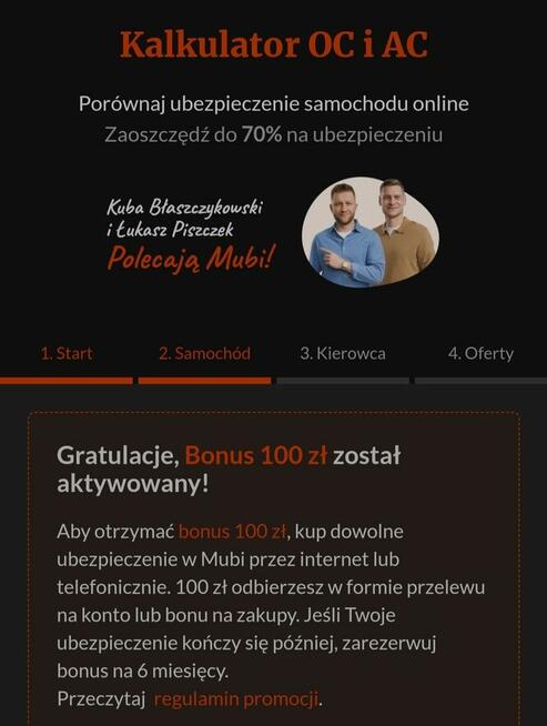 MUBI kod polecający dający 100zł zniżki!!!