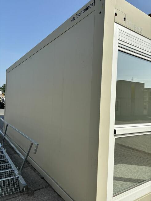 Kontener biurowy 6 metrów 20 stopowy przeszklony