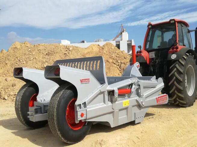 Równiarka terenu niwelator wyrównywarka ciężka ciągnikowa TLAS