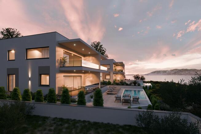 Apartament w Chorwacji 95m2,basen, linia brzegowa, Zadar, Pag