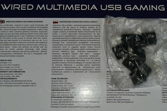 Klawiatura Gamingowa Titanum TK105