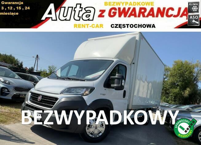 Fiat Ducato 2.3D*150PS*ZAREJESTROWANY*Kontener* 3-Osoby Bezwypadkowy Klima GWAR24