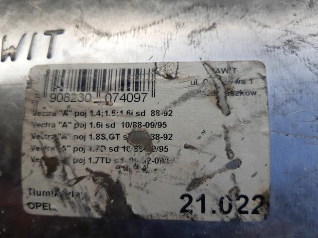 TANIO Tłumik do VECTRY - A - końcowy nowy