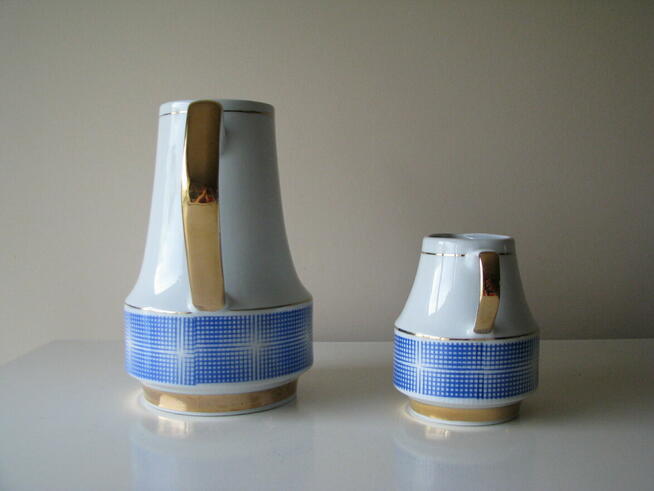 Serwis do kawy, herbaty, Roman – porcelana Chodzież lata 60