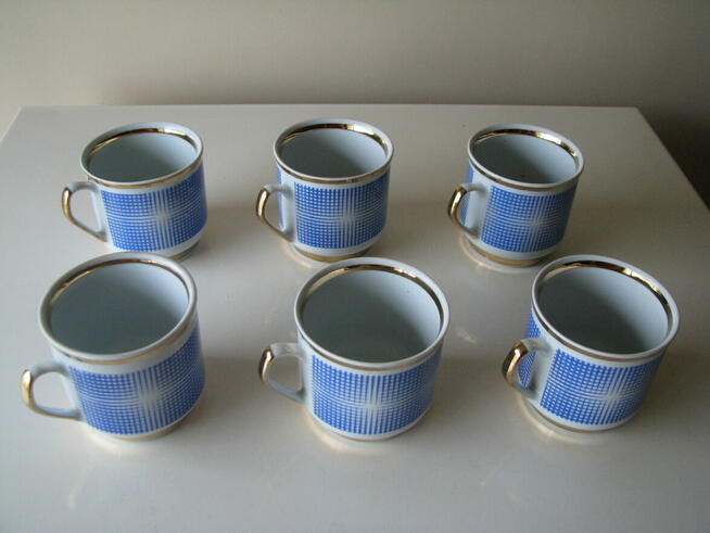 Serwis do kawy, herbaty, Roman – porcelana Chodzież lata 60