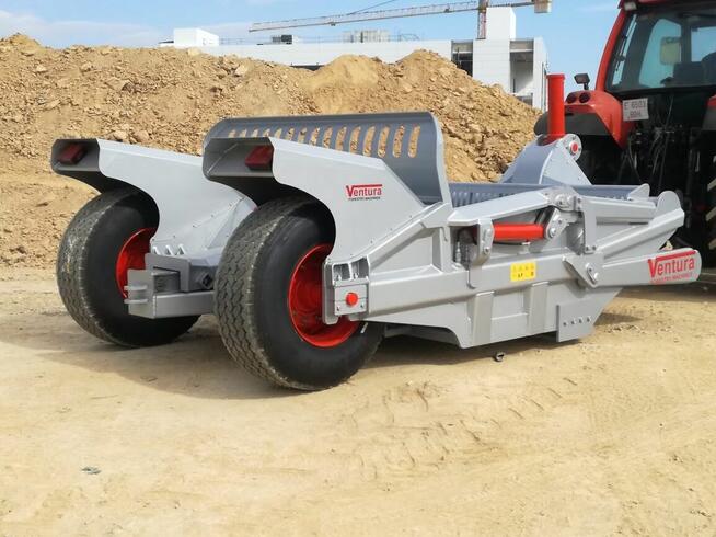 Równiarka terenu niwelator wyrównywarka ciężka ciągnikowa TLAS