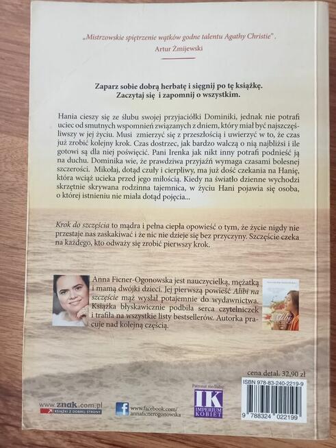 Alibi na szczęscie Anna Ficner -Ogonowska Pojedyncze tomy.