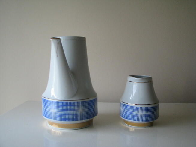 Serwis do kawy, herbaty, Roman – porcelana Chodzież lata 60