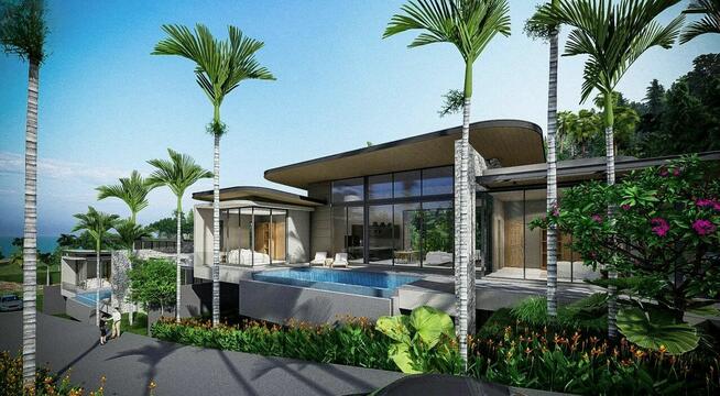 Tajlandia! Koh Samui! Willa przy basenie z 3 sypialniami i e