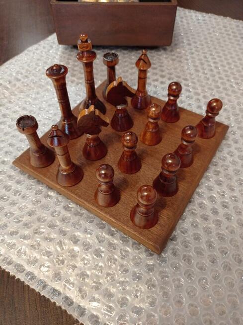 Szachy drewniane