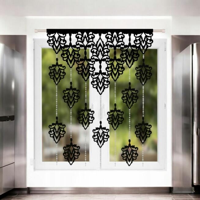 Nowe panele ażurowe z zawieszkami na koralikach 100x150 cm