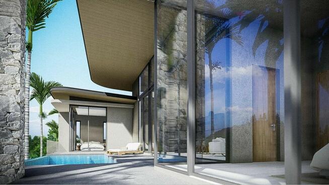 Tajlandia! Koh Samui! Willa przy basenie z 3 sypialniami i e