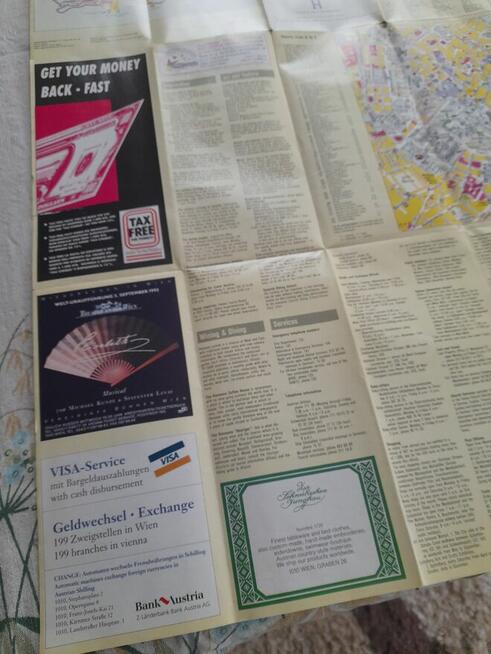 Mapy Vienna Viena stare