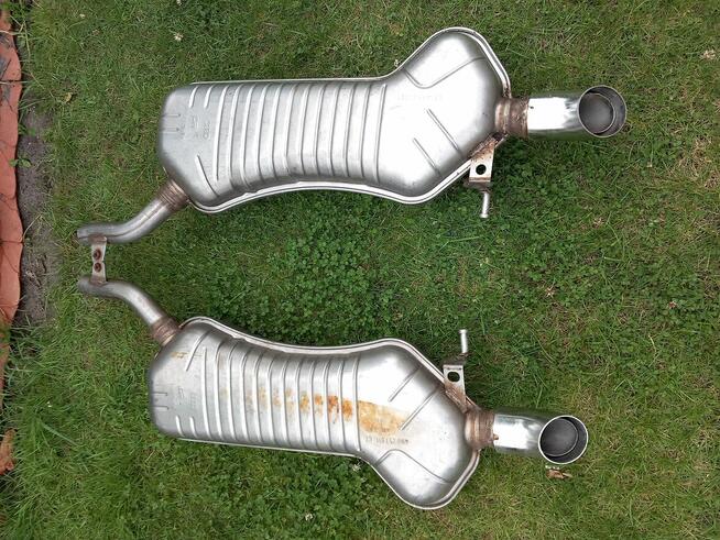 Audi A6 Allroad Quatro tłumik końcowy lewy KOMPLET