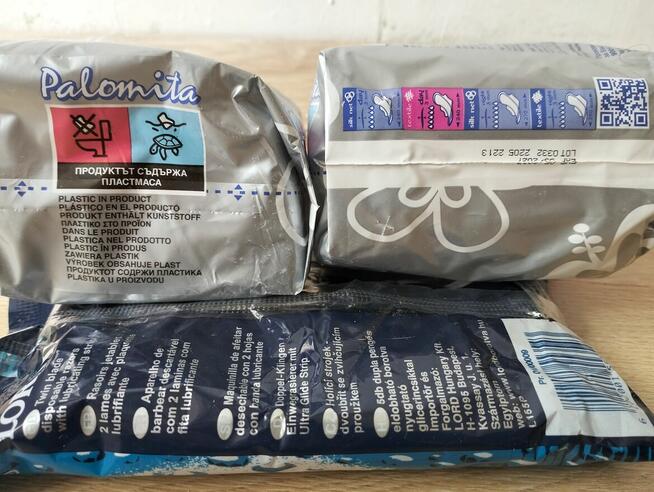 20 sztuk padasek i 5 sztuk maszynek do golenia