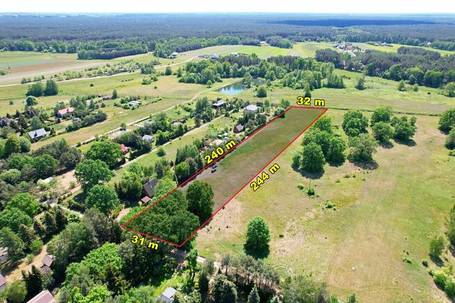 Duża działka rekreacyjna w świetnej lokalizacji