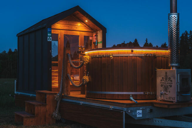 Mobilna Balia/Sauna , Jacuzzi , Gorąca Beczka