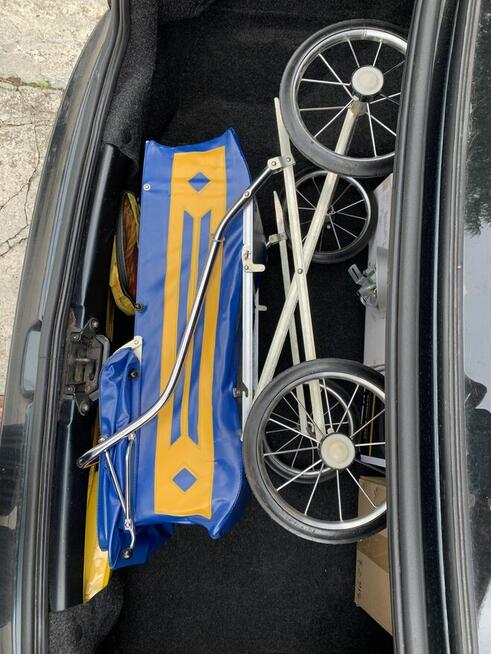 Zabawki PRL - wózek dla lalki