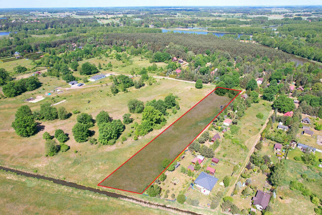 Duża działka rekreacyjna w świetnej lokalizacji