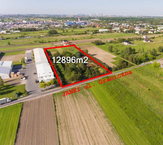 Działka 1,3ha, grunt działka w Jankach k/Wa-wy, gm. Raszyn