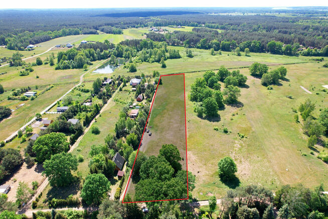 Duża działka rekreacyjna w świetnej lokalizacji