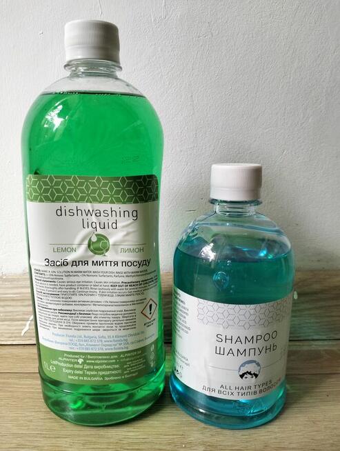 Szampon i płyn do mycia naczyń