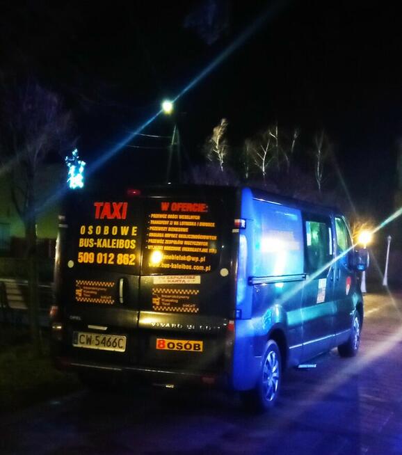 Przewóz Osób Busem, Taxi osobowe Włocławek