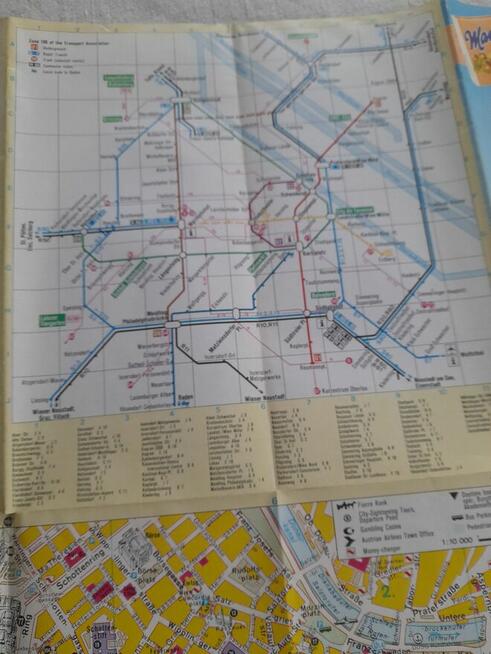Mapy Vienna Viena stare