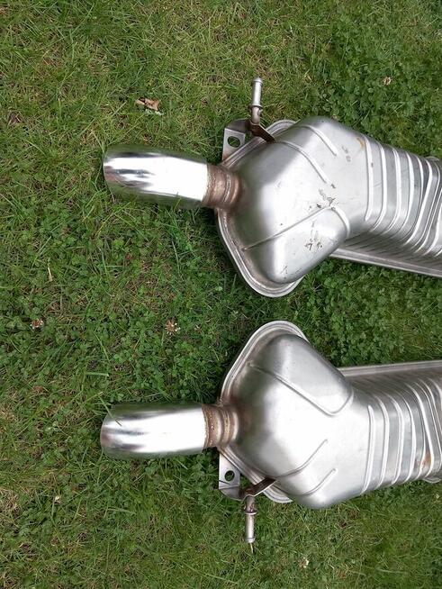 Audi A6 Allroad Quatro tłumik końcowy lewy KOMPLET