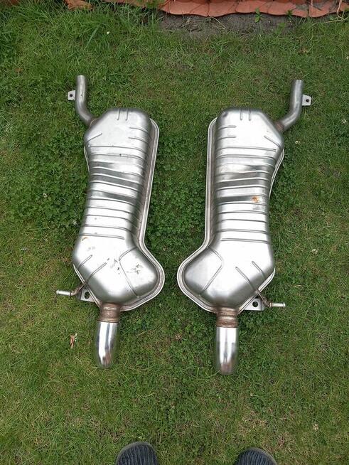 Audi A6 Allroad Quatro tłumik końcowy lewy KOMPLET