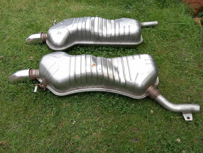 Audi A6 Allroad Quatro tłumik końcowy lewy KOMPLET