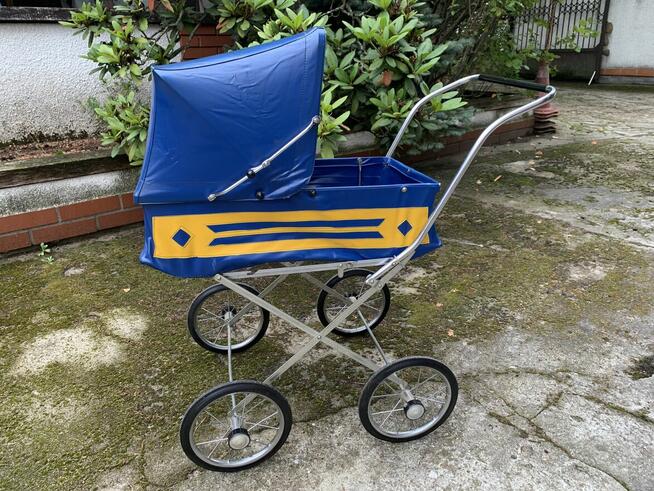 Zabawki PRL - wózek dla lalki