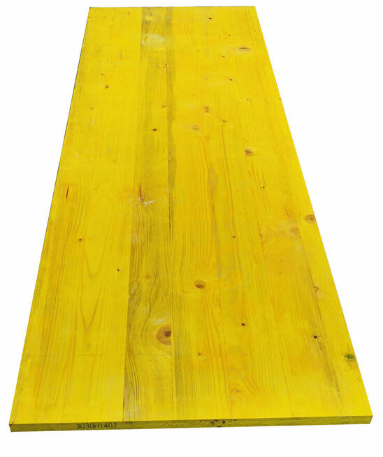 Płyta trójwarstwowa nieokuta żółta 21x500x2000mm