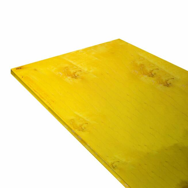 Płyta trójwarstwowa nieokuta żółta 21x500x2000mm